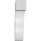 Ekena Millwork 5-in. W x 16-in. D x 22-in. H Del Monte Architectural Grade PVC Knee Brace BRCP05X16X22DEL - alternate 4